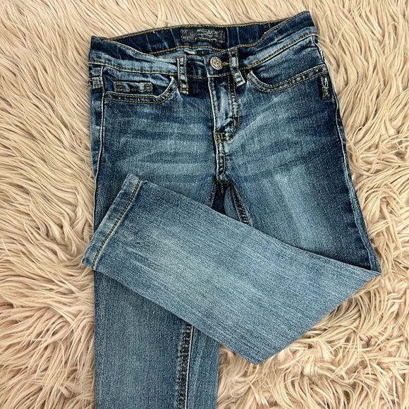 Girls Silver Jeans - Picture 1 of 3